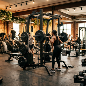 Entry All-in-One Smith <b>Cage</b> Cable Trainer Commercial Carbon Steel <b>Squat</b> Rack Multifunctional Smith Machine Gym Equipment - Product Image 1