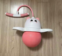 Balle Gonflable de Saut pour Enfants, Jouet de Sport d'Extérieur, Équilibre et Fitness, Conception Animale de Dessin Animé, Balle Élastique pour Sauter Haut