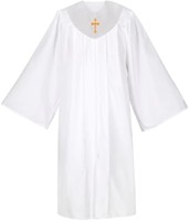 Robes de chœur brodées avec étole, chasubles de chœur, tenues de cérémonie religieuse
