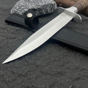 Cuchillo Bowie Watz de Acero Inoxidable con Mango de Plástico, Punta Recta, para Camping y Actividades al Aire Libre, Grosor de 3.9mm, Corte OEM - Product Image 4