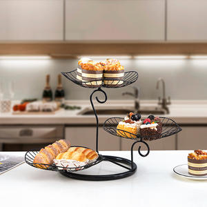 Corbeille à fruits en fer forgé de style nordique, design classique, plateau portable pour aliments, capacité 0-1L, pour bonbons/fruits secs/desserts domestiques - Product Image 4