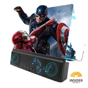 Loupe d'écran de télé<span class=keywords><strong>phone</strong></span> portable, 12 pouces, dispositif avec amplificateur de haut-parleur, 3D/TV Mobile, nouveauté - Product Image 1