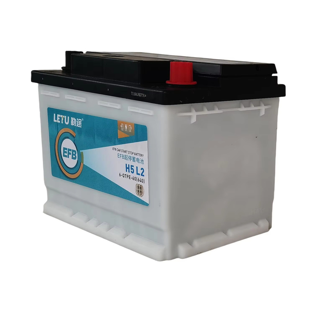 EFB60AH Flooded Lead-acid Car Battery Is Suitable for Vehicles with Start-stop Functionality.