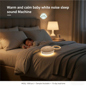 Máquina de Sonido Relajante Recargable OEM Three Sheep <span class=keywords><strong>con</strong></span> Canciones de Cuna, Terapia de Sonido, Ruido Blanco, Temporizador Inteligente y Luz Nocturna Cálida <span class=keywords><strong>para</strong></span> Bebés - Product Image 3