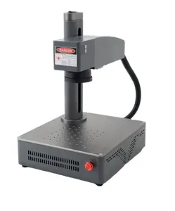20 W Desktop Lasergravierer Glasfaserlasermaschine Lasermarkiermaschine für Metall und Kunststoff