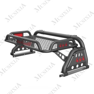 MusixiA 4x4 porta porta porta porta porta porta-letto in acciaio nero <span class=keywords><strong>con</strong></span> <span class=keywords><strong>cestello</strong></span> per Ford F150 Tacoma Hilux Nissan - Product Image 4