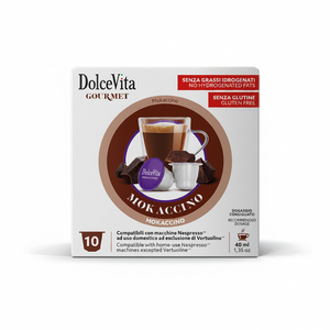 Dolce Vita Mokaccino Compatibile Nespresso Confezione da 10 Capsule [0,12€/Capsule] per Macchine Monodose - Product Image 2