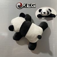 Ours Panda fait à la main dessin animé Super doux tissu couture peluche Animal mignon créatif réfrigérateur aimant autocollant nouveauté cadeaux