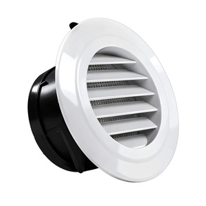 Ceiling Mounted Round ABS Louvered Air Vent 75 100 125 150 200 Mm For HVAC Systems - Product Image 2