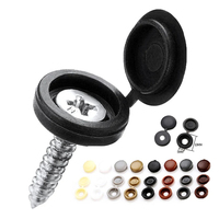 Couvercle de vis en plastique pliant écrous de protection bouton de protection pour meubles de voiture écrous décoratifs vis matériel