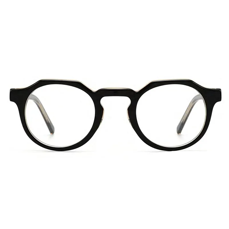 उत्कृष्ट गुणवत्ता फैक्टरी मूल्य पारदर्शी एसीटेट Mens ऑप्टिकल चश्मा फ्रेम