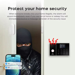 Système d'alarme intelligent WIFI TY-108 pour la maison, système d'alarme de sécurité WIFI GSM avec détecteur de mouvement, contrôle par application Tuya Smart, compatible Alexa - Product Image 4