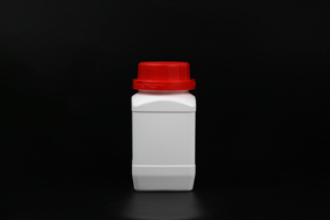 Bouteilles en plastique HDPE carrées blanches et noires de 250 ml, 500 ml, 1000 ml avec bouchon à vis personnalisé pour réactifs chimiques, liquides, poudres et médicaments - Product Image 2