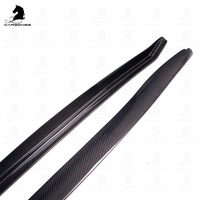 Jupes latérales en fibre de carbone de style VRS pour Toyota Supra A90 MK5 MKV 2019+