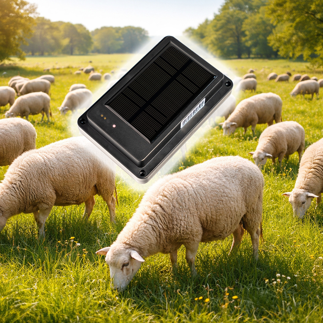 2g 4g Animal Sheep Cow Cattle Horse Gps Tracker Livestock Tracking Device Geo-Fence Solar Charging Battery GPS Tracker