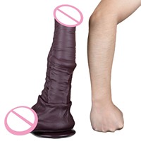 Dildo réaliste en silicone liquide en forme d'animal, grand pénis de cheval, jouet anal pour hommes gays, masturbateur pour adultes, jouet sexuel pour adultes, plug anal