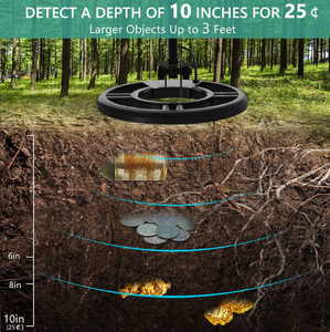 Detector de metales de alta sensibilidad caza del tesoro de alta precisión de mano al aire libre oro plata cobre detección - Product Image 4