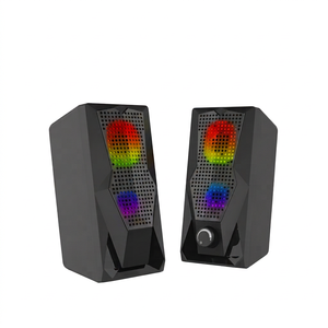 Surround Sound Multimedia 2.0 Channel <b>Speaker</b> Gaming RGB <b>Speaker</b> for PC Computer Laptop - Product Image 1