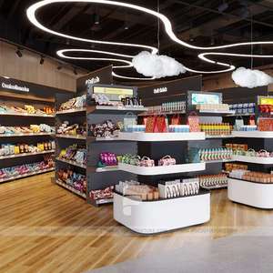 Service professionnel de conception 2D 3D pour l'aménagement de supermarché de magasin de détail pour l'aménagement d'intérieur de placement d'épicerie - Product Image 6