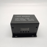 Moteur de lumière à fibre optique en verre laser RVB avec source LED