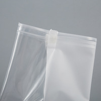 Sacs d'emballage pour vêtements en PE PET+PE, résistants à l'humidité, avec impression en héliogravure, fermeture éclair mate auto-scellante, personnalisés, avec fermeture éclair givrée