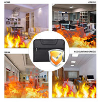 YIHUAXING résistant au feu fermeture éclair en cuir organisateur boîte en expansion dossier école ignifuge Document argent porte-documents