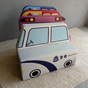 Attrezzature per Parco Giochi al Coperto a Tema Città Personalizzate, Gioco di Ruolo per Bambini, Autobus Scolastico Interattivo, Stazione dei Pompieri, Treno, Panca Morbida per Giochi - Product Image 3