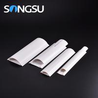Songsu marque montage facile ferme le couvercle de cordon de câble mural en plastique Pvc conduit de câblage Arc sol