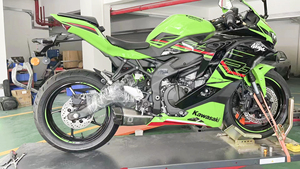 Échappement d'échappement de moto ZX4RR <span class=keywords><strong>2023</strong></span> pour KAWASAKI Ninja ZX-4RR tuyau d'échappement en acier titane - Product Image 5