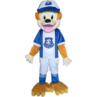 Costume de mascotte singe de dessin animé unisexe pour adulte, motif ciel bleu, en matériau EVA, avec logo gratuit, idéal pour Halloween