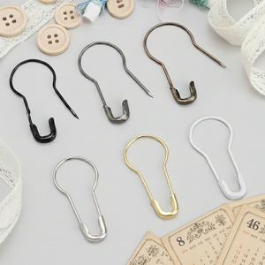 Broche de sécurité en métal multicolore, accessoires de bijouterie DIY pour sacs, vêtements de mariage et décoration - Product Image 1