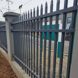 Valla de Acero para Jardín, Panel de Acero Corten Moderno, Valla de Estacas o Rejillas Electrogalvanizadas, Postes de Valla de Acero Galvanizado - Product Image 3