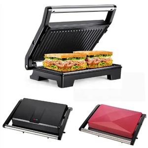 OEM/ODM NewArrived Parrilla de sándwich eléctrica Panini Maker Placa antiadherente Bandeja de aceite extraíble Sandwich eléctrico Panini Maker - Product Image 2