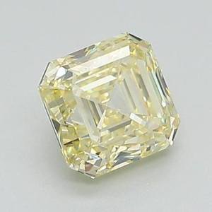 Diamant CVD de laboratoire jaune intense fantaisie 2,01 carats taille Asscher, certifié IGI, pierre libre pour la fabrication de bijoux, bagues et pendentifs - Product Image 5