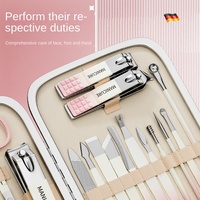 Ensemble coupe-ongles en acier inoxydable super mignon 7/10/11/16/18 pièces Sakura rose Matcha vert Portable manucure pédicure Kit pour la maison