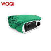 WOQI Matelas gonflable portable personnalisé en PVC floqué avec pompe intégrée pour l'extérieur ou le parc