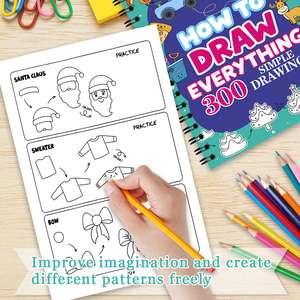 Comment dessiner tout 300 <span class=keywords><strong>livre</strong></span> de dessins simples animaux de <span class=keywords><strong>dessin</strong></span> animé colorés <span class=keywords><strong>livre</strong></span> de <span class=keywords><strong>dessin</strong></span> sur le thème de la nourriture - Product Image 5