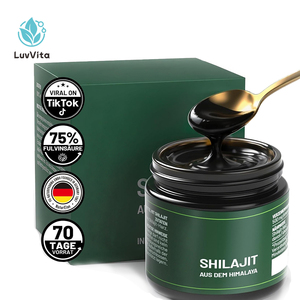 LUVVITA - Resina de Shilajit 100% Pura al por Mayor, 35 ml, Ácido Fúlvico, Aclara la Piel, Proporciona Energía, Refuerza el Sistema Inmunitario, para Adolescentes - Product Image 1