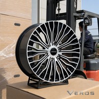 Ruedas de Repuesto VEROS YZ-05 de Aleación Forjada, Nuevas, Plateadas, Multirradio, MONOBLOK, de 19-20 Pulgadas para Mercedes