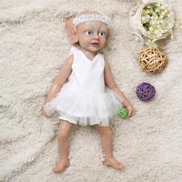 18 pouces réaliste Reborn Avatar bébé poupée en silicone souple cadeau spécial pour les enfants