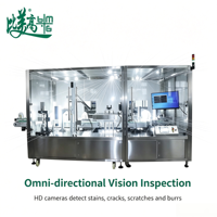 Ligne de production de bouteilles en plastique multifonction à grande vitesse avec détection de défauts omnidirectionnelle, tri automatique et emballage