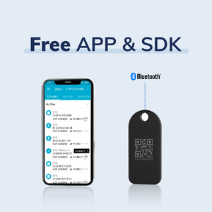 สติกเกอร์ iBeacon แบบกำหนดเองได้ ราคาประหยัด สำหรับงานแสดงสินค้า  ระยะไกล  ตั้งโปรแกรมได้  ใช้ชิป NRF52832  พร้อมเซ็นเซอร์ตรวจจับแสง - Product Image 4
