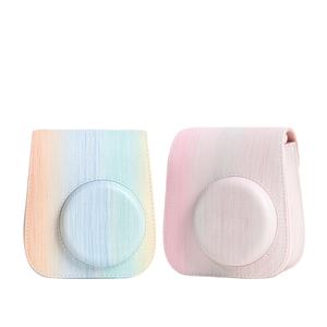 Vente en gros, étui rigide en cuir et PU à motif dégradé, <span class=keywords><strong>housse</strong></span> de protection d'épaule réglable <span class=keywords><strong>Fujifilm</strong></span> <span class=keywords><strong>Instax</strong></span> <span class=keywords><strong>Mini</strong></span> <span class=keywords><strong>11</strong></span> Instant Camera - Product Image 2