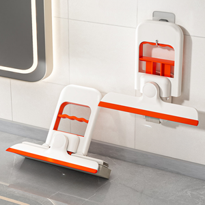 Serpillère pliable mini en éponge, outil de nettoyage de bureau portable, serpillère auto-essoreuse, dégraissant puissant et durable 80-90% - Product Image 1