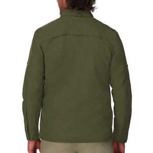 Polo de pêche à col boutonné, imprimé camouflage poisson, séchage rapide, fermeture éclair, design ventilé personnalisé, idéal par temps froid, très bien noté. - Product Image 2