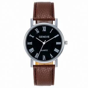 Reloj de Pulsera de Cuarzo Minimalista para Hombre, Venta al por Mayor OEM ODM, Esfera Digital Romana, Reloj Casual de Moda para Hombre - Product Image 1