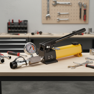 ENERPAC P142 Lichtgewicht hydraulische handpomp met zuiger, van technisch kunststof voor hydraulische cilindergereedschappen, 8-10 jaar gebruik - Product Image 1