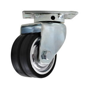 SS 3 4 5 pouces double roue <span class=keywords><strong>agv</strong></span> roues de roulette robot <span class=keywords><strong>75</strong></span> 100 125mm options - Product Image 1
