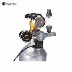 Regulador de <span class=keywords><strong>CO2</strong></span> Inteligente Aquapro con Doble Manómetro para Acuario W21.8 CGA320 M22, Válvula Solenoide de Presión para Cilindro - Product Image 2