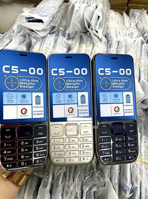 2026 Free Shipping Very Cheap Nokia C5-00 Unlocked 2 SIM German French Bar Feature Phone 2.8" TFT Screen FM 1800mAh